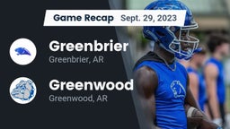 Recap: Greenbrier  vs. Greenwood  2023