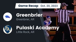 Recap: Greenbrier  vs. Pulaski Academy 2023