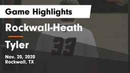 Rockwall-Heath  vs Tyler  Game Highlights - Nov. 20, 2020