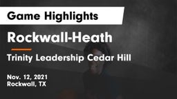 Rockwall-Heath  vs Trinity Leadership Cedar Hill Game Highlights - Nov. 12, 2021