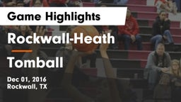Rockwall-Heath  vs Tomball  Game Highlights - Dec 01, 2016