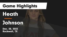 Heath  vs Johnson  Game Highlights - Dec. 28, 2023
