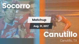 Matchup: Socorro  vs. Canutillo  2017