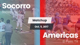 Matchup: Socorro  vs. Americas  2017