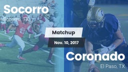Matchup: Socorro  vs. Coronado  2017