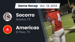 Recap: Socorro  vs. Americas  2018