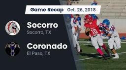Recap: Socorro  vs. Coronado  2018