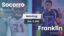 Matchup: Socorro  vs. Franklin  2018