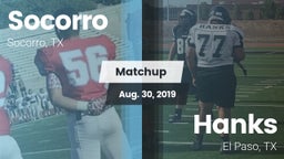 Matchup: Socorro  vs. Hanks  2019