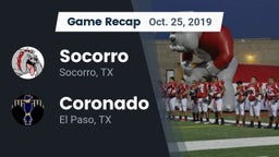 Recap: Socorro  vs. Coronado  2019