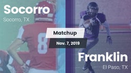 Matchup: Socorro  vs. Franklin  2019