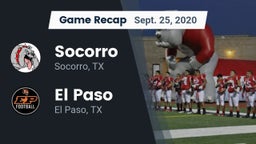 Recap: Socorro  vs. El Paso  2020