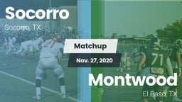 Matchup: Socorro  vs. Montwood  2020