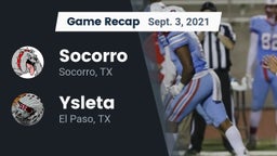 Recap: Socorro  vs. Ysleta  2021