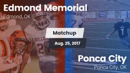 Matchup: Edmond Memorial vs. Ponca City  2017