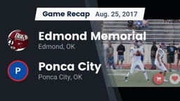 Recap: Edmond Memorial  vs. Ponca City  2017