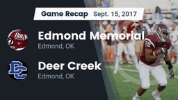 Recap: Edmond Memorial  vs. Deer Creek  2017