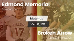 Matchup: Edmond Memorial vs. Broken Arrow  2017