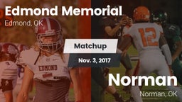 Matchup: Edmond Memorial vs. Norman  2017