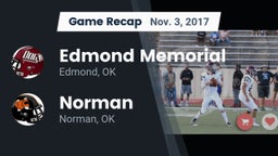 Recap: Edmond Memorial  vs. Norman  2017