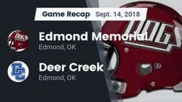 Recap: Edmond Memorial  vs. Deer Creek  2018