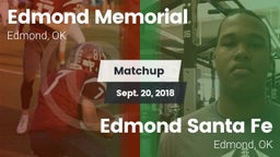 Matchup: Edmond Memorial vs. Edmond Santa Fe 2018