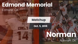 Matchup: Edmond Memorial vs. Norman  2018