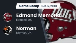 Recap: Edmond Memorial  vs. Norman  2018