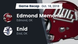 Recap: Edmond Memorial  vs. Enid  2018