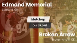 Matchup: Edmond Memorial vs. Broken Arrow  2018
