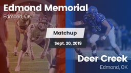 Matchup: Edmond Memorial vs. Deer Creek  2019