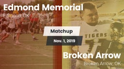 Matchup: Edmond Memorial vs. Broken Arrow  2019