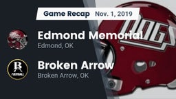 Recap: Edmond Memorial  vs. Broken Arrow  2019