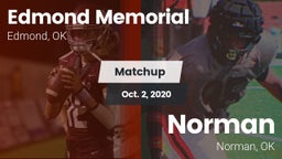 Matchup: Edmond Memorial vs. Norman  2020