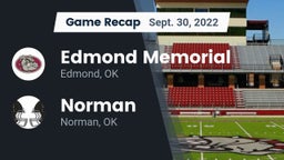 Recap: Edmond Memorial  vs. Norman  2022