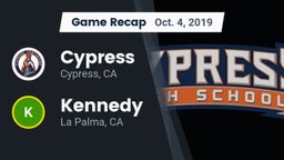 Recap: Cypress  vs. Kennedy  2019