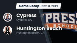 Recap: Cypress  vs. Huntington Beach  2019