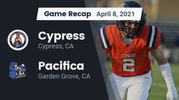 Recap: Cypress  vs. Pacifica  2021