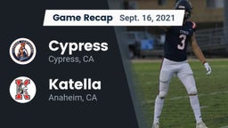 Recap: Cypress  vs. Katella  2021