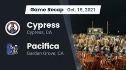 Recap: Cypress  vs. Pacifica  2021