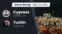 Recap: Cypress  vs. Tustin  2022