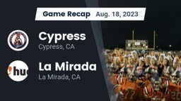 Recap: Cypress  vs. La Mirada  2023