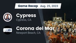 Recap: Cypress  vs. Corona del Mar  2023