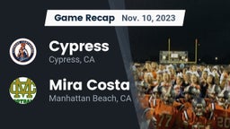 Recap: Cypress  vs. Mira Costa  2023