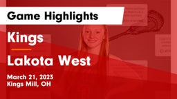 Kings  vs Lakota West  Game Highlights - March 21, 2023