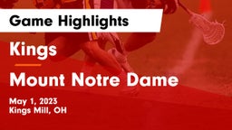 Kings  vs Mount Notre Dame Game Highlights - May 1, 2023