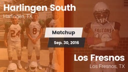 Matchup: Harlingen South vs. Los Fresnos  2016
