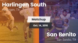 Matchup: Harlingen South vs. San Benito  2016