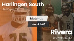 Matchup: Harlingen South vs. Rivera  2016