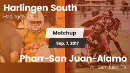 Matchup: Harlingen South vs. Pharr-San Juan-Alamo  2017